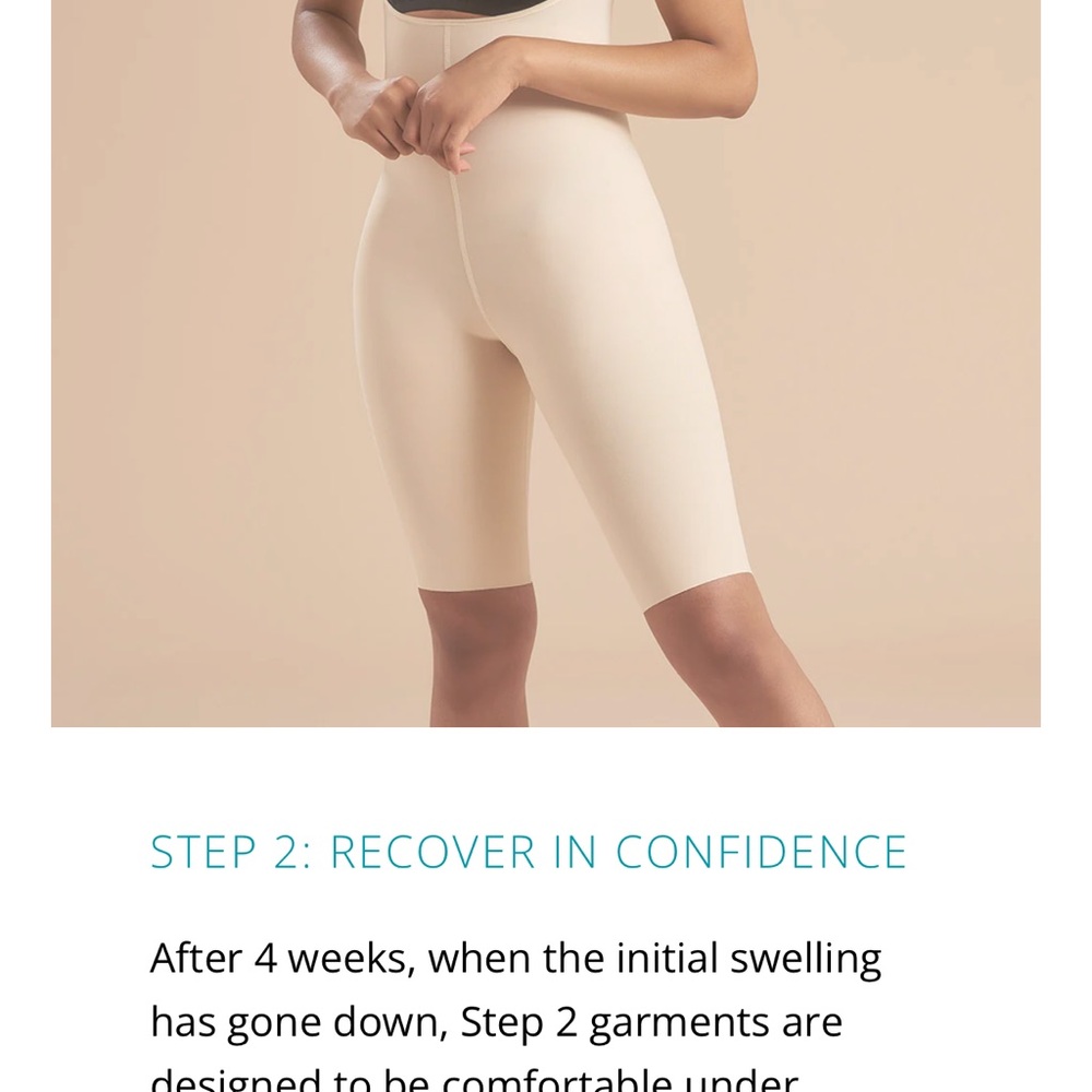 marena medium with suspenders black. stage 2 compression